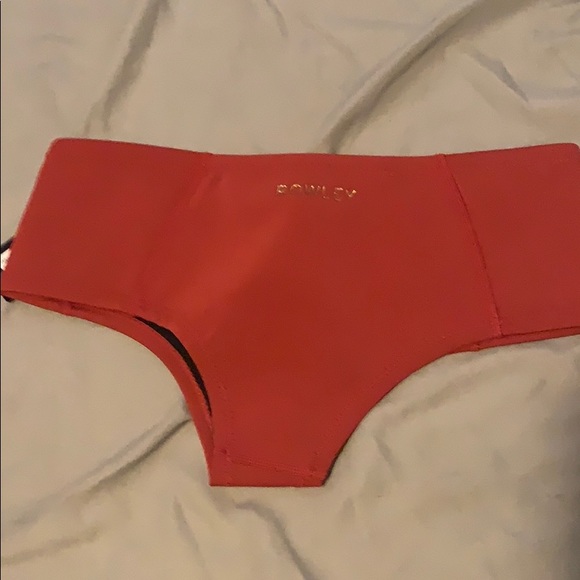 Cynthia Rowley Floater Bikini Bottom Rust - Picture 3 of 5